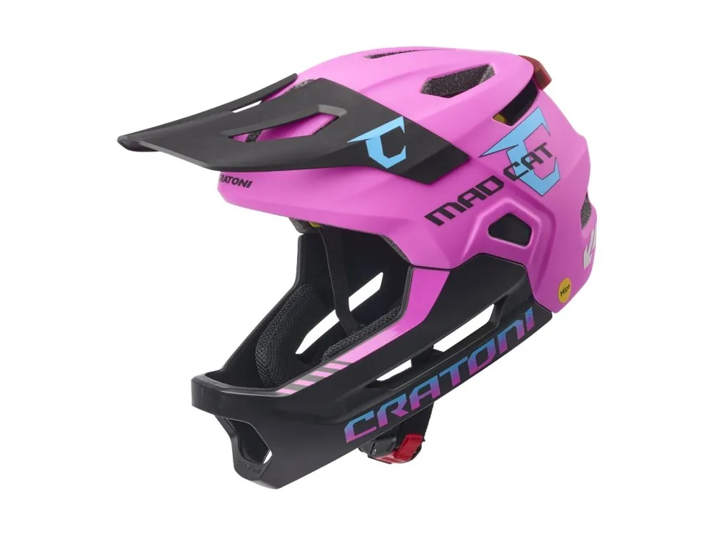 Nová Kolekce Dětská helma CRATONI MadCat MIPS Pink/Black Matt
