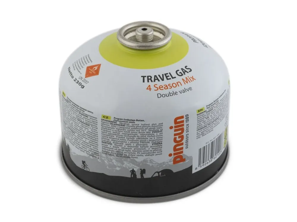 Plynová kartuše Pinguin Travel Gas 230g Bezpečná Platba