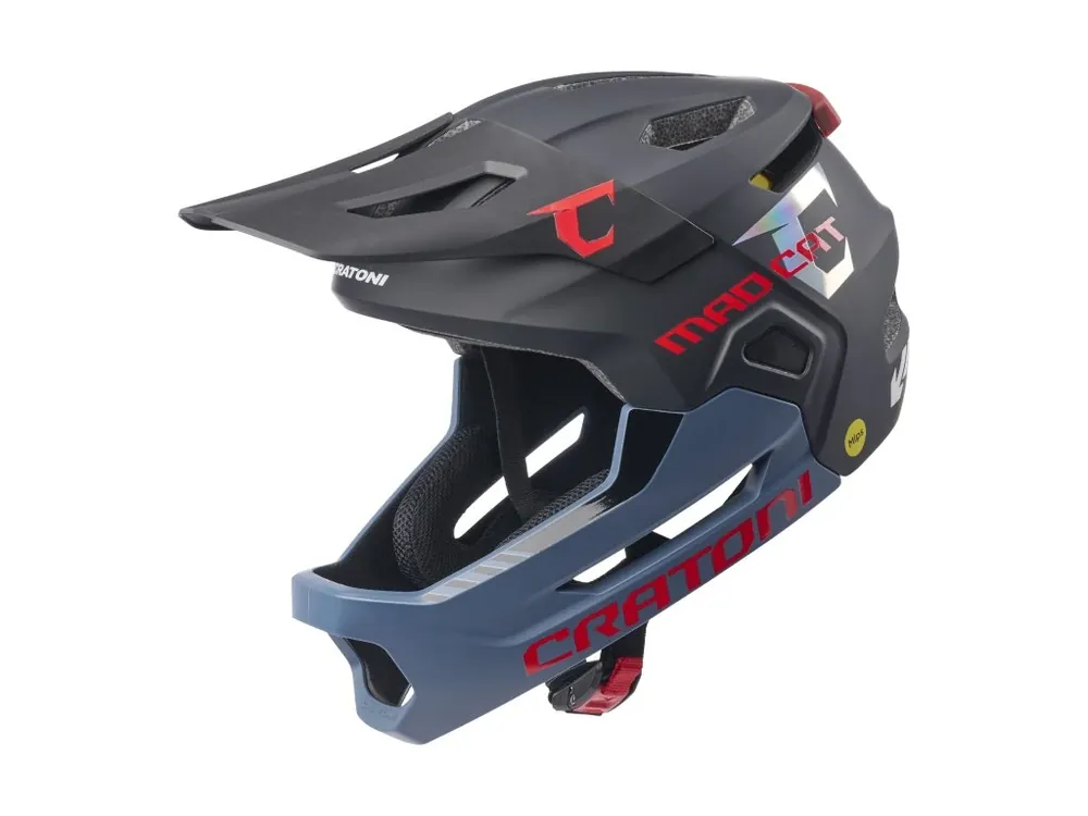 Dětská helma CRATONI MadCat MIPS Gunmetal/Red Matt Vysoce Kvalitní