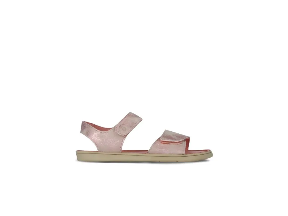 Dětské barefoot sandály Be Lenka Miami Junior - Coral Sparkle Expresní Doručení