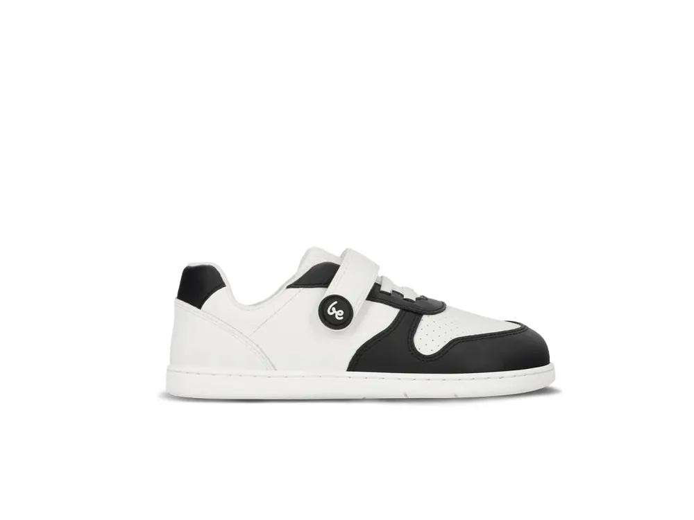 Dětské barefoot tenisky Be Lenka Scoot Kids - White & Black Tovární Cena