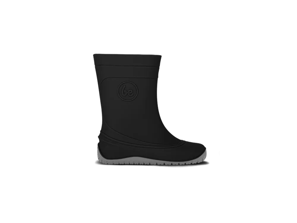 Dětské barefoot gumáky Be Lenka Pudds - Black Oblíbený