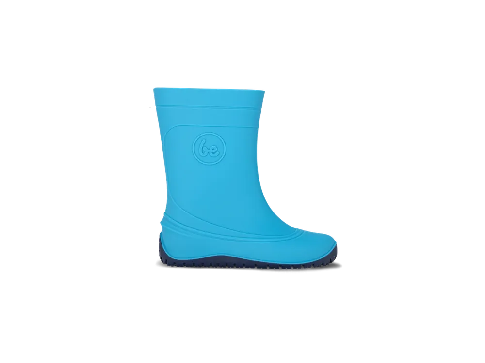Dětské barefoot gumáky Be Lenka Pudds - Aqua Blue Tovární Cena