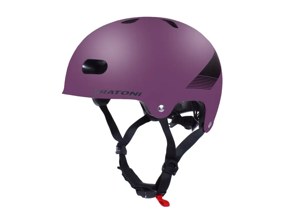 Dětská helma CRATONI C-Mate JR. Purple/Black Matallic Matt Pouze Dnes
