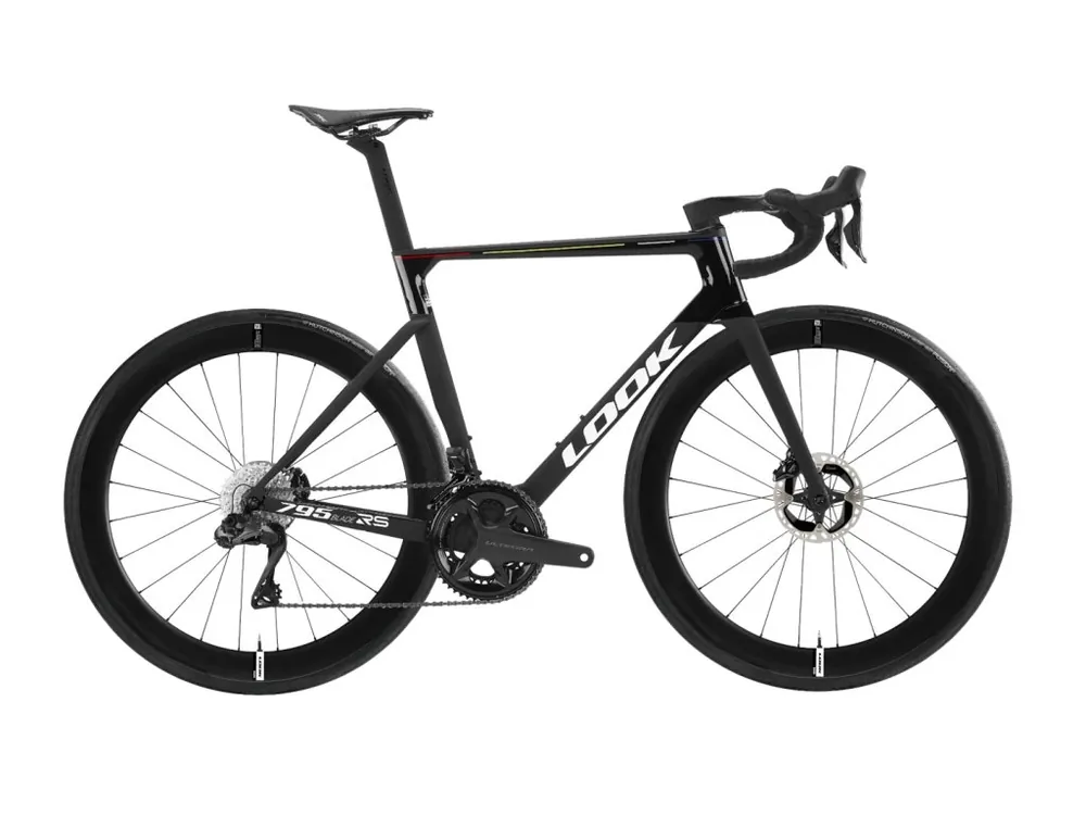 Tovární Cena LOOK 795 Blade 2 RS Pro Team Black Satin / Black Glossy Ult Di2 LOOK R50D