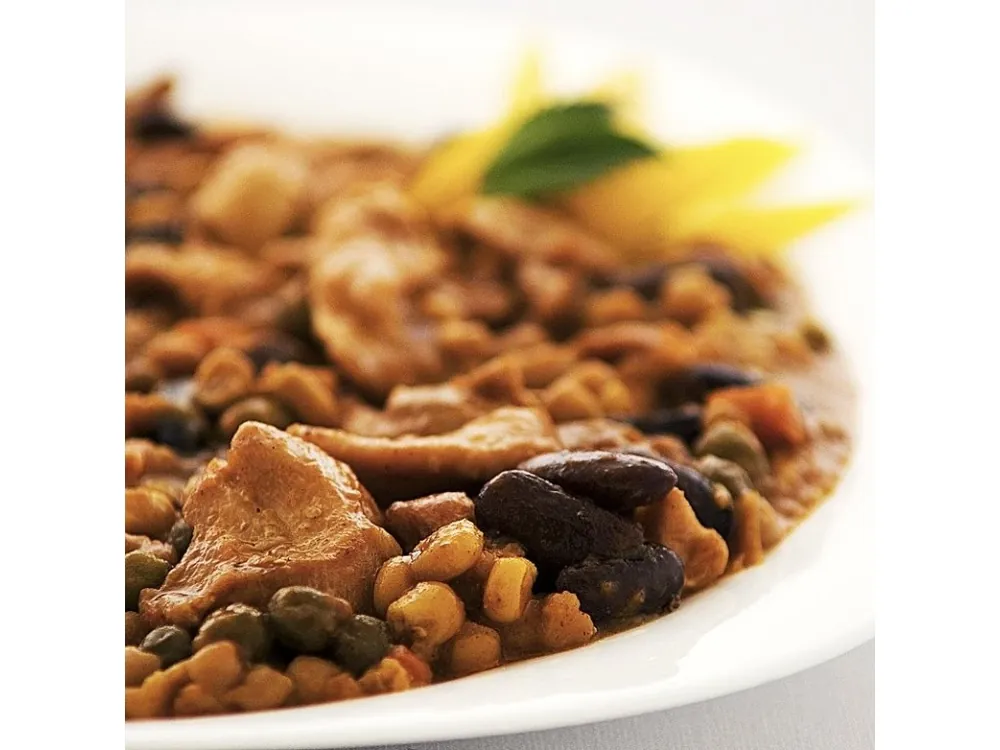 Adventure Menu Kuřecí po zahradnicku s fazolemi 400 g Cenová Bomba
