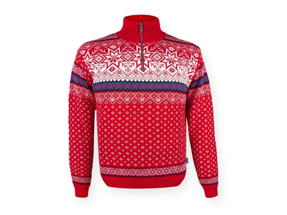 Sezónní Sleva Kama svetr 471 Retro červená