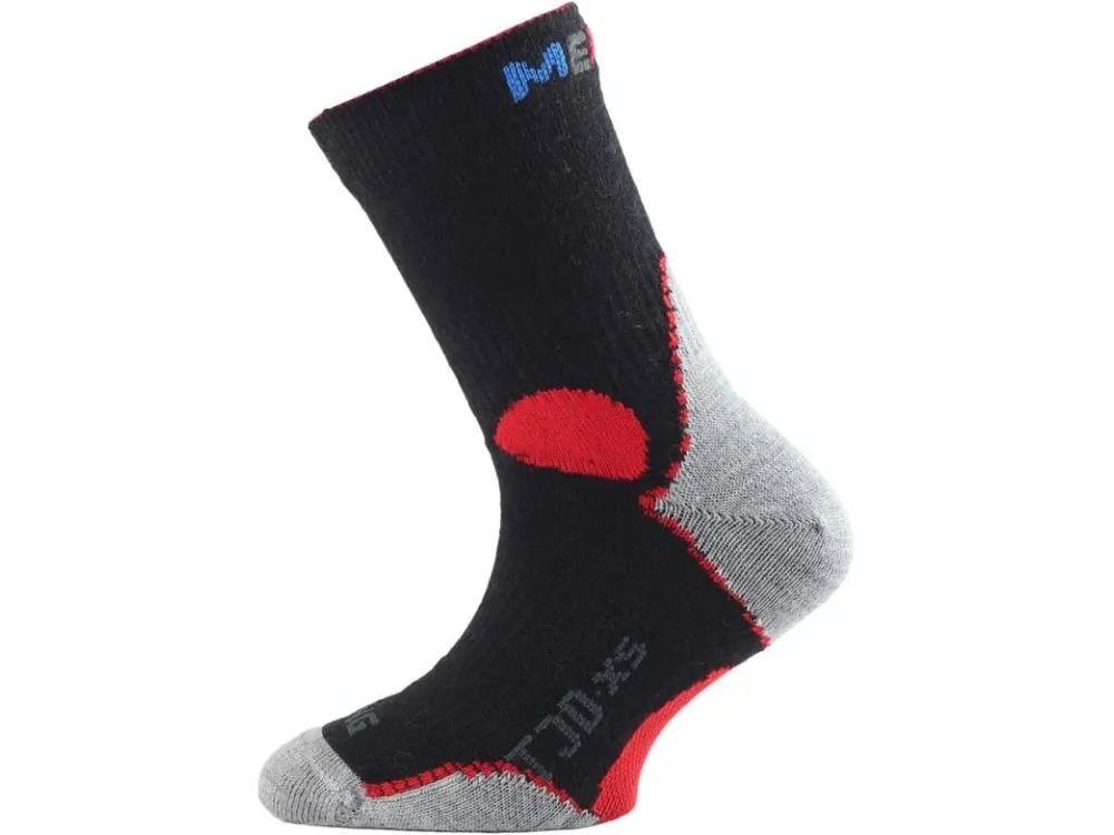 Nová Kolekce Lasting dětské merino ponožky TJD 903 černá