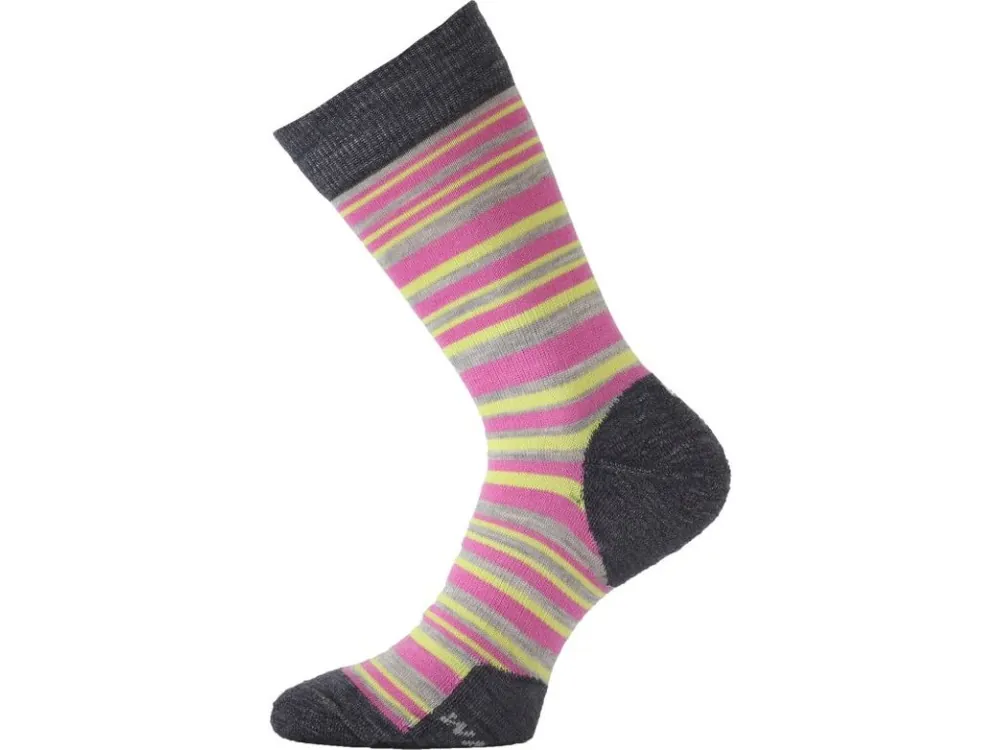 Lasting ponožky Merino WWL 504 šedá/růžová Finální Výprodej