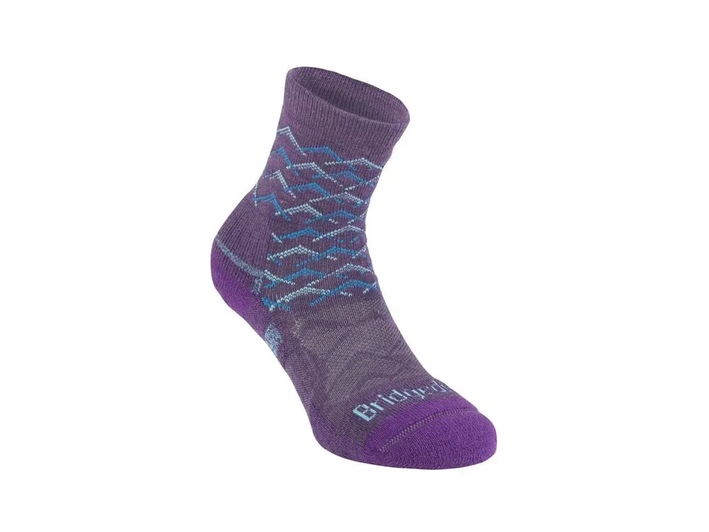 Zlevněný Bridgedale Hike Lightweight Merino Performance Ankle Women purple/aqua