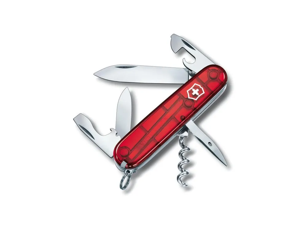 Victorinox Spartan transparentní červená Tovární Cena