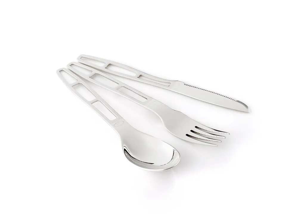 GSI Outdoors Stainless 3 pc cutlery set Víkendová Akce