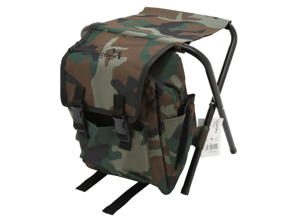 Cattara skládací stolička s batohem Olbia Army Aktuální