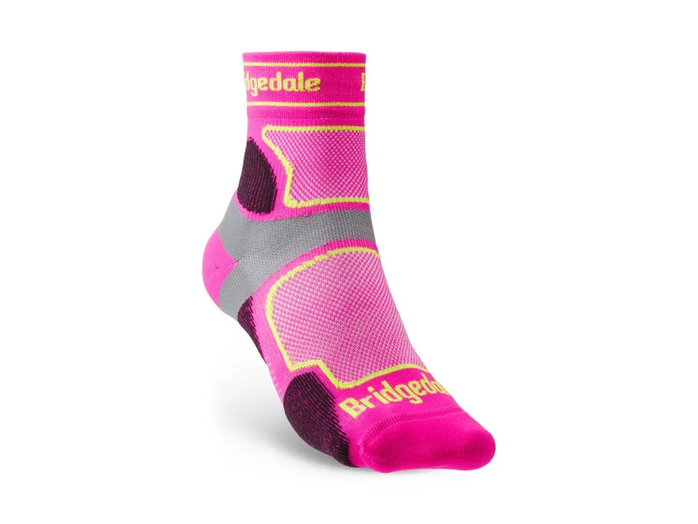 Přímo Od Výrobce Bridgedale Trail Run Ultralight T2 CS Ankle Women pink