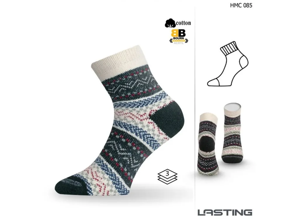 Hit Sezóny Lasting ponožky HMC 085 bílá/modrá