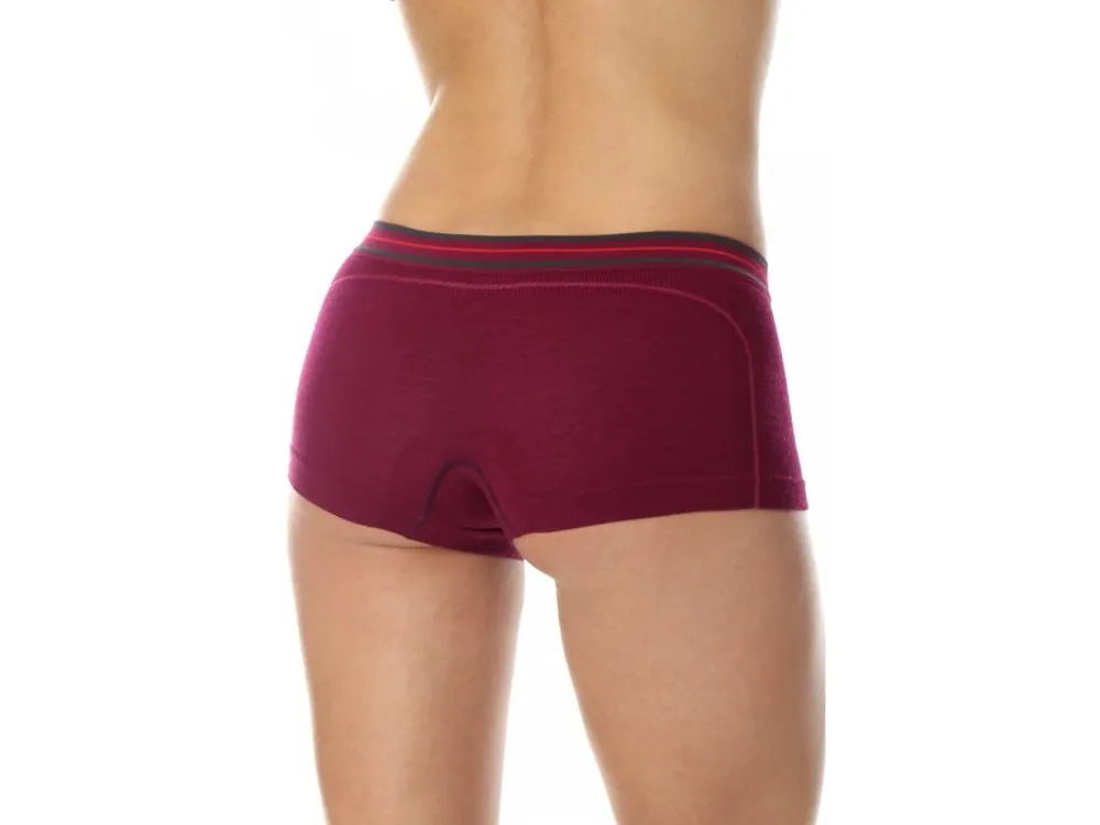 Nová Kolekce Brubeck Active Wool boxerky dámské BX10860 fialová