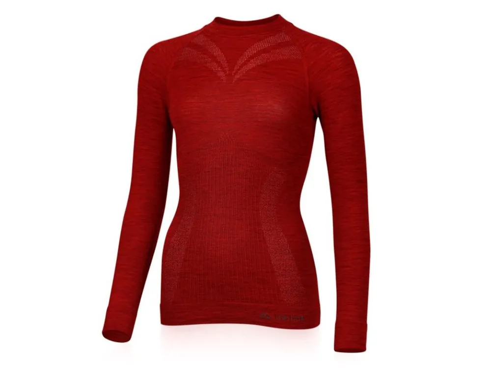 Lasting Matala 3160 dámské merino triko červená Výprodej
