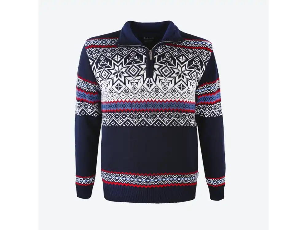 Objednat Nyní Kama 3371 Windstopper merino svetr modrá