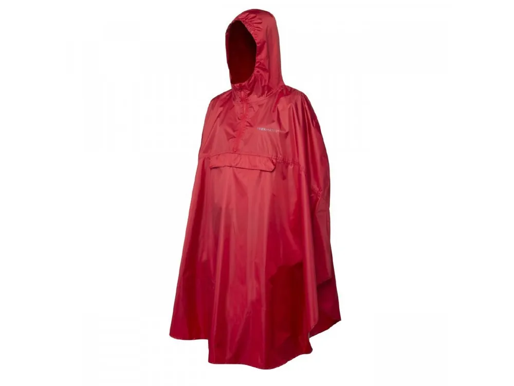 Must-Have TrekMates Rove pončo red
