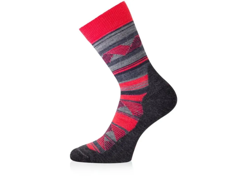 Top Prodej Lasting WLI 388 merino ponožky červená
