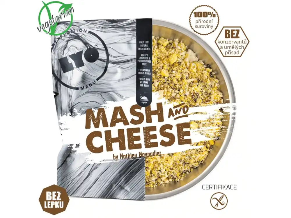 Novinka LYOfood Mash and Cheese běžná porce