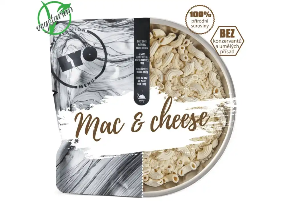 LYOfood Mac and Cheese běžná porce Novinka