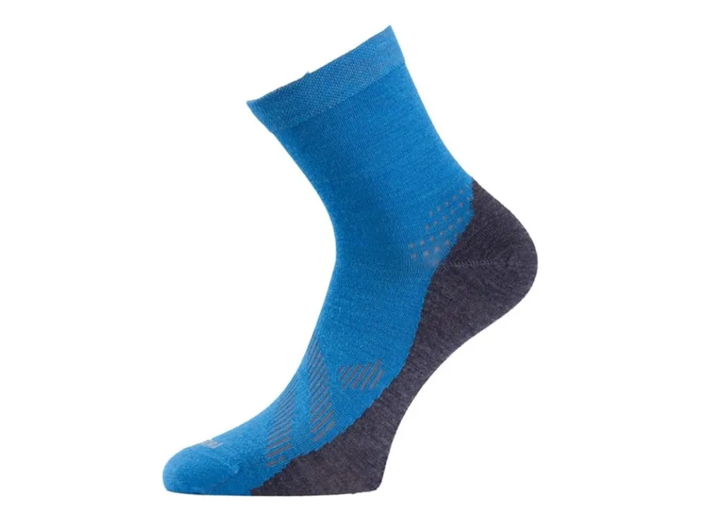 Horká Nabídka Lasting FWT 558 merino ponožky modrá/šedá