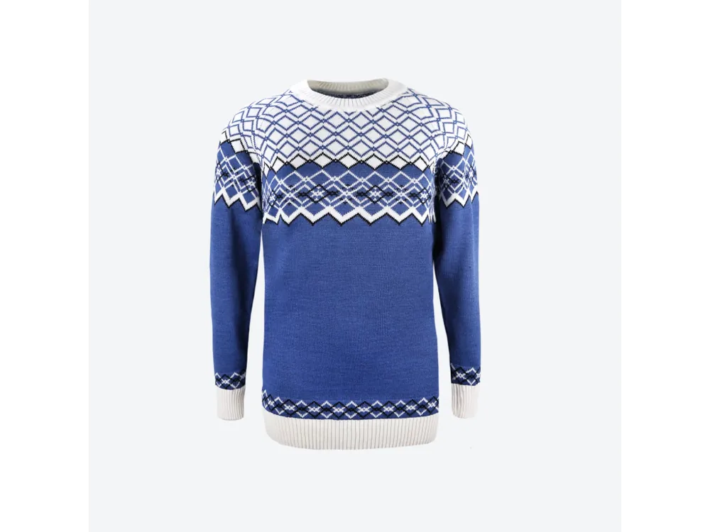 Super Cena Kama 5045 dámský merino svetr denim