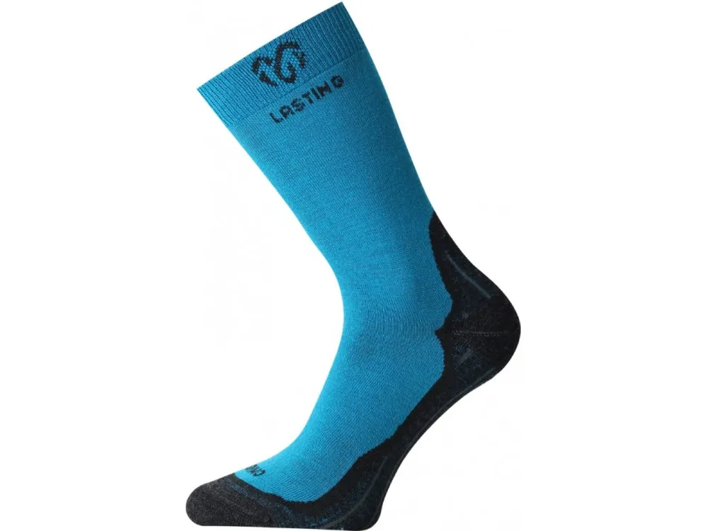 Lasting ponožky Merino WHI 590 modrá Autentický