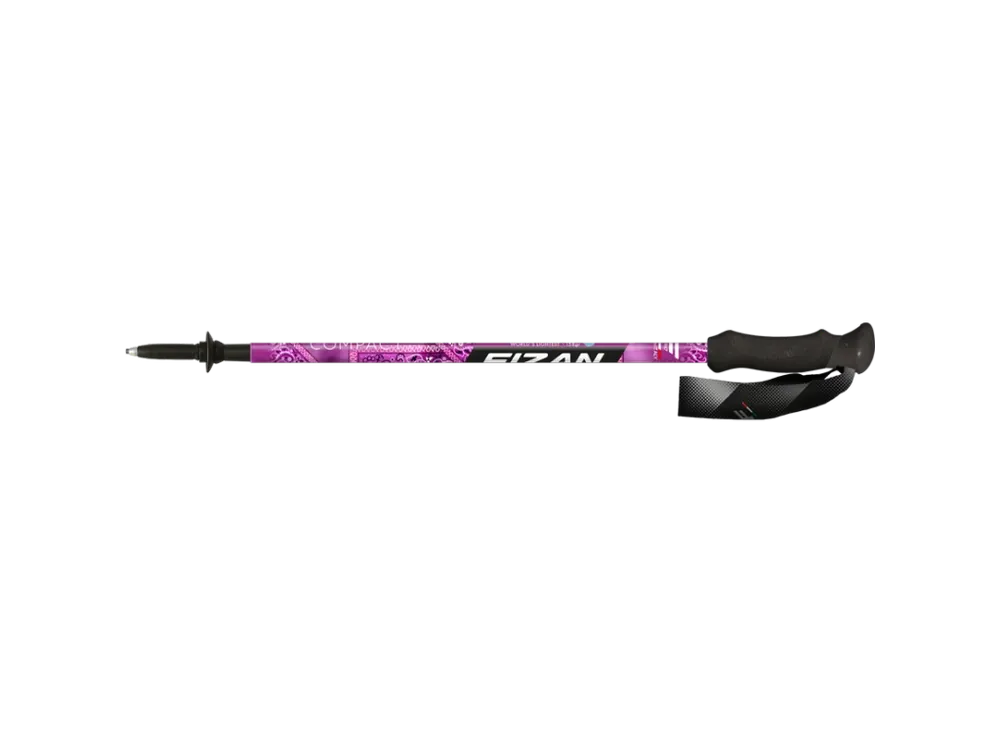Rychlé Dodání trekové hole Fizan Compact MS magenta