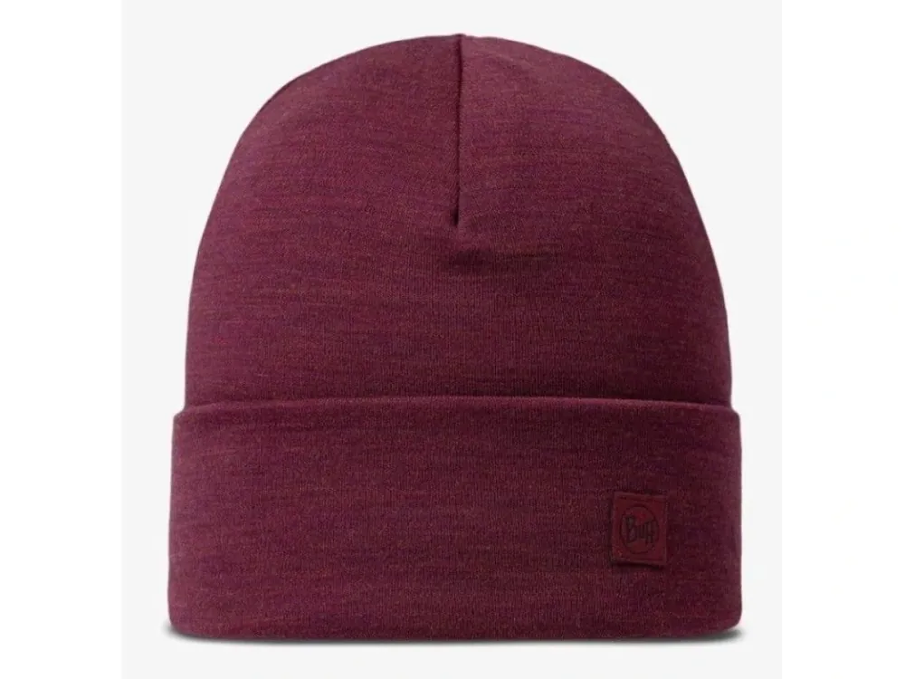 Vysoce Kvalitní Buff čepice Merino Heavyweight Beanie - solid tibetan red