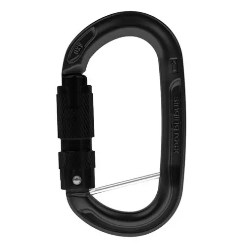 Originální Karabina Singing Rock Oxy BC Triple Lock Black