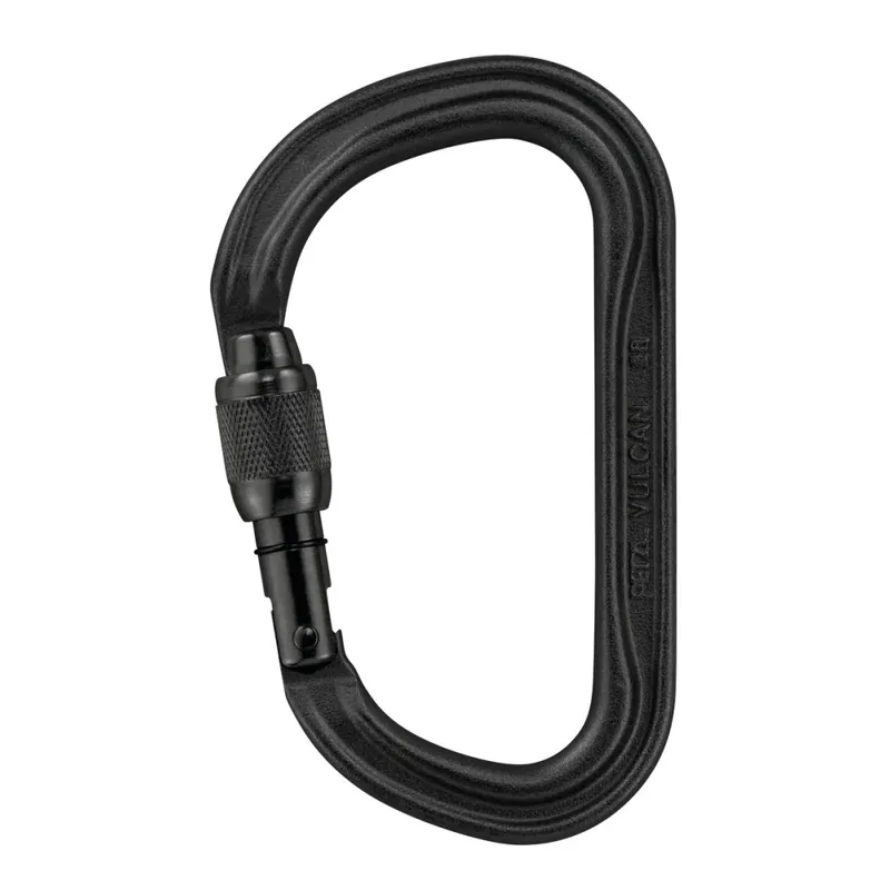 Novinka Karabina Petzl Vulcan Screw-lock Black
