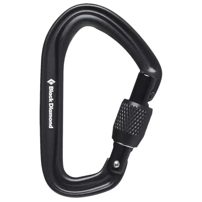 Karabina Black Diamond HOTFORGE SCREWGATE CARABINER Black Super Cena