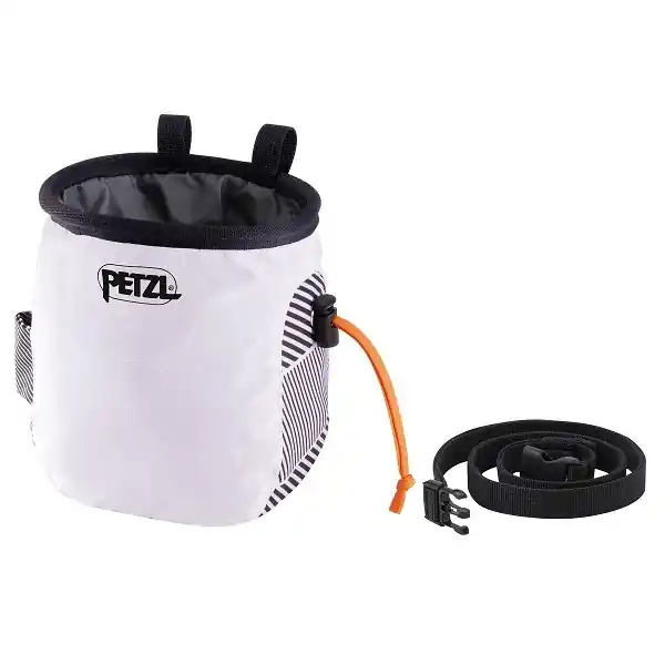 Pytlík na magnézium Petzl Saka bílý s potiskem Pouze Dnes