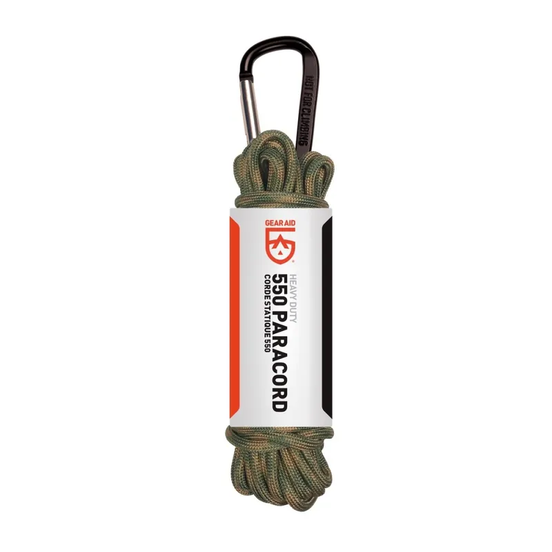 Hit Sezóny Paracord šňůra Gear Aid 550 PARACORD sage
