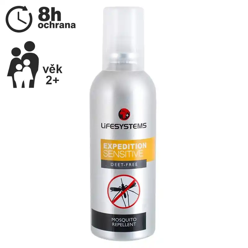 Repelent Lifesystems Expedition Sensitive - 100ml SPRAY Časově Omezené