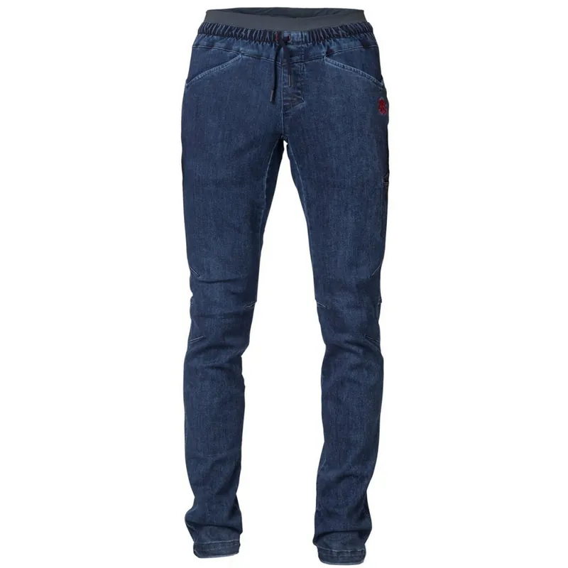 Pánské lezecké kalhoty Rafiki TORRE dark blue denim Časově Omezené