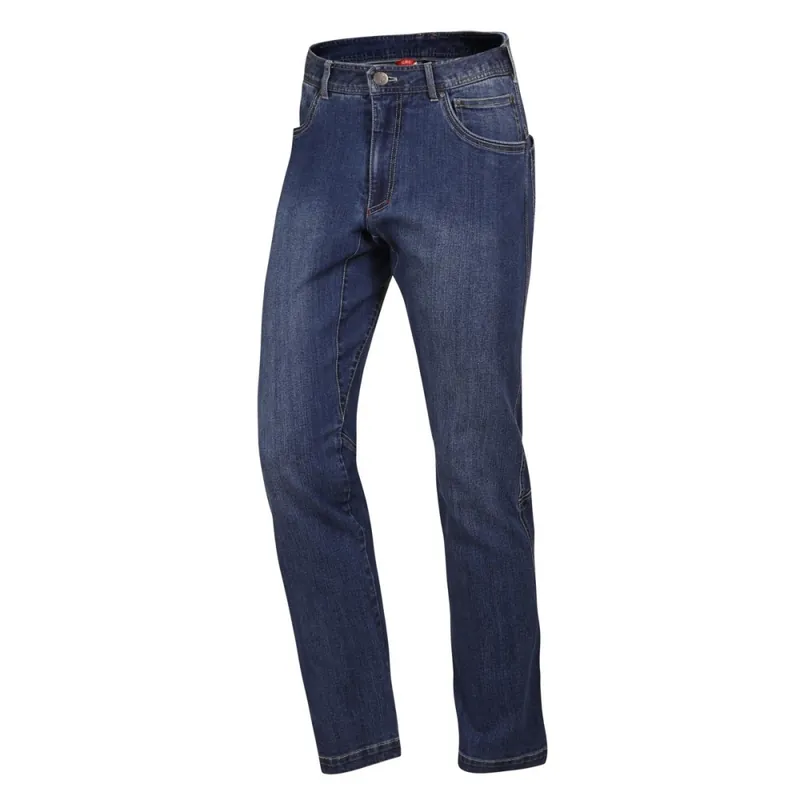 Pánské volnočasové kalhoty Ocún TYPHOON jeans dark blue Omezená Nabídka