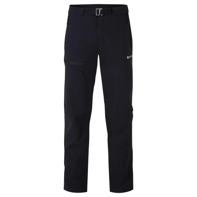 Horká Nabídka Pánské softshellové kalhoty Montane TENACITY PANTS-REG LEG BLACK