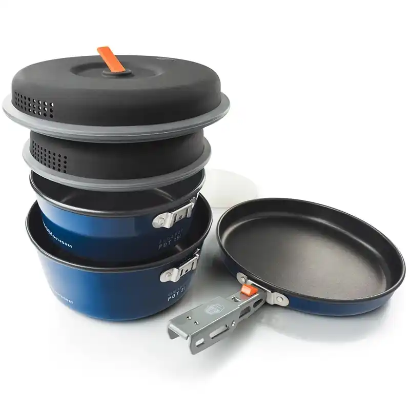 Tovární Cena Sada nádobí GSI Bugaboo Base Camper; 1,5+2l; small
