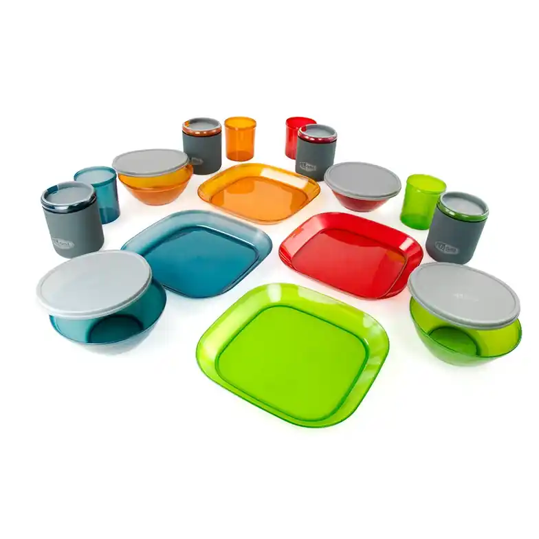 Kempingové nádobí GSI Outdoors Infinity 4 Person Deluxe Tableset Nízká Cena