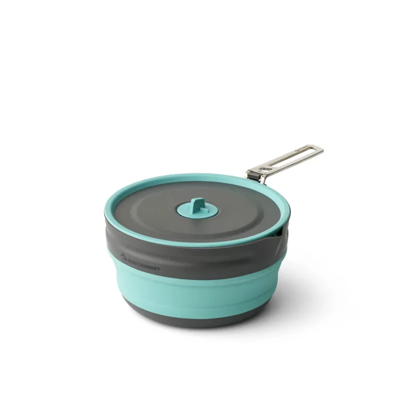 Kempingový hrnec Sea To Summit Frontier Ultralight Collapsible Pot 2.2L aqua sea Sezónní Sleva