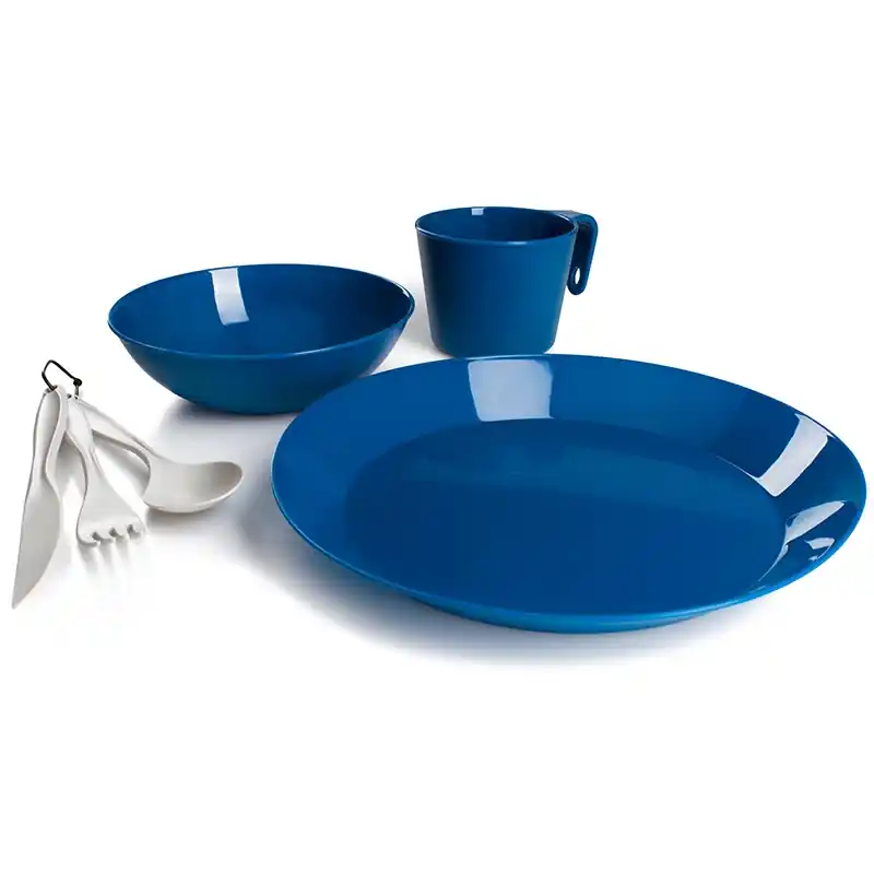 Sada nádobí GSI Cascadian 1 Person Table Set blue Poslední Šance