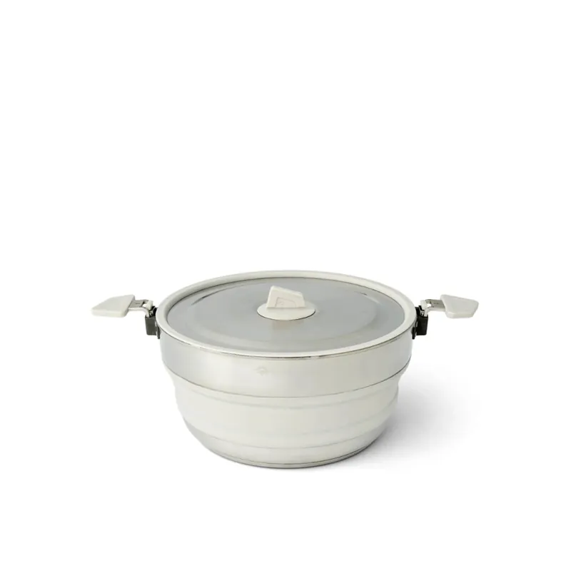 Časově Omezené Skládací hrnek Sea To Summit Detour Stainless Steel Collapsible Pot 5L grey