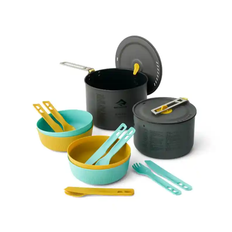 Sada nádobí Sea To Summit Frontier UL Two Pot Cook Set 2L & 3L (14 pcs) Značkový