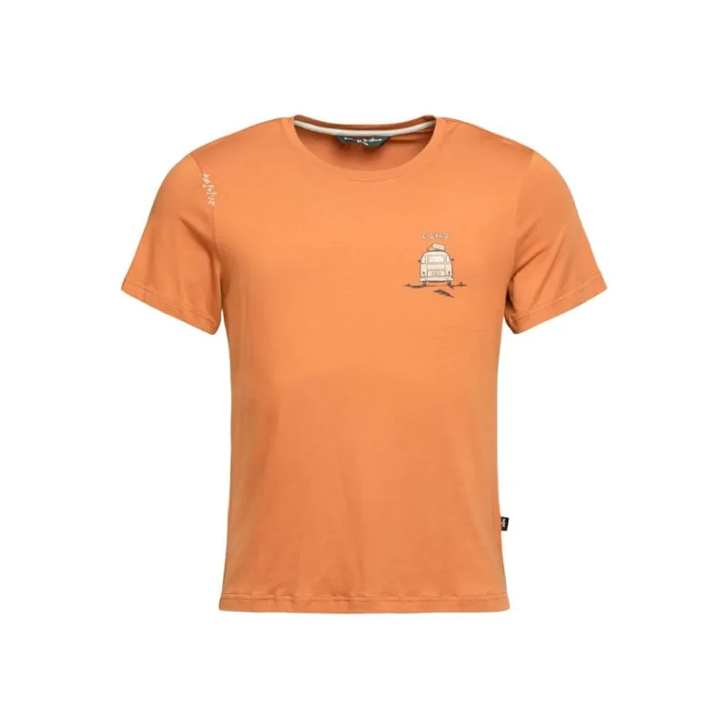 Omezená Nabídka Pánské tričko Chillaz E Ciao orange brown