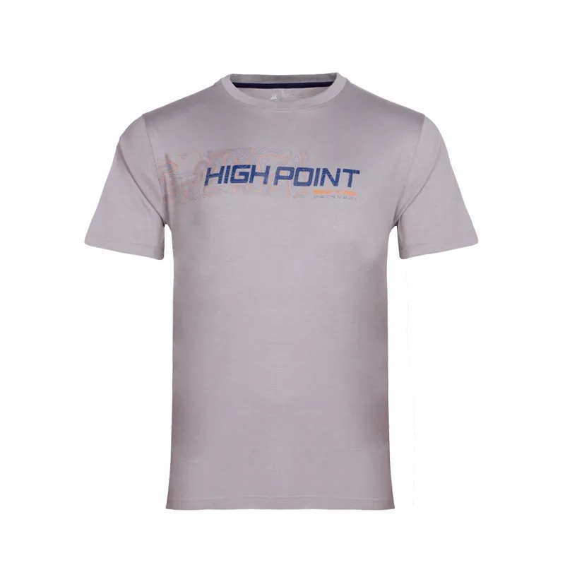 Pánské tričko High Point Atlas T-shirt Grey Finální Výprodej