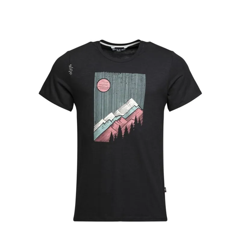 Pánské tričko Chillaz Sunny Mountains black Oblíbený