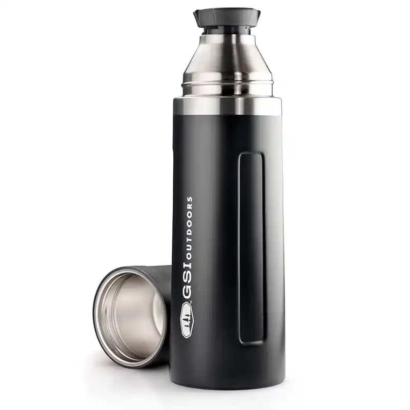 Termoska GSI Outdoors Glacier Stainless Vacuum Bottle 1L black Časově Omezené
